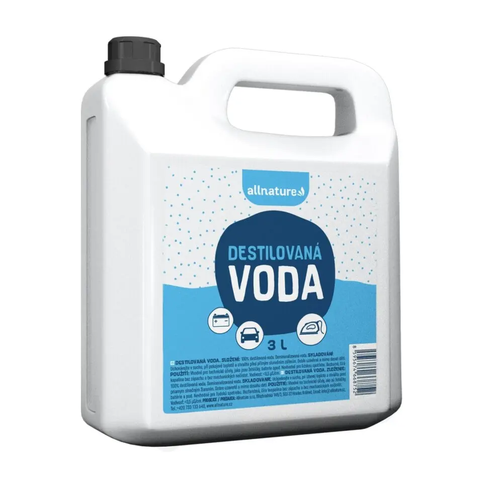 DESTILOVANA VODA 3l -ALLNATURE x