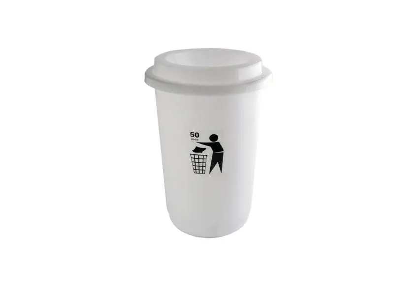 KOS ODPADKOVY ECO 50l -BIELY