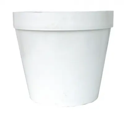 ,KVETINAC FULIA 18cm -BIELY