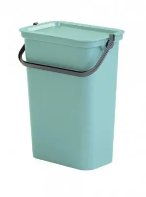 KOS ODPADKOVY+VRCH.10l -ZELE/SEDA