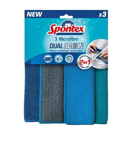 HANDRA MIKROVLAKNO SPONEX 3ks -2v1