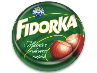 CK FIDORKA 30g -MLIECNA S ORIESKAMI