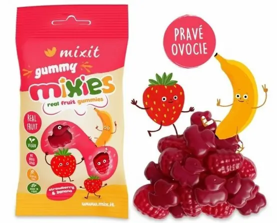 CK MIXIT CUKRIKY 35g -STRAWBERRY/BAN