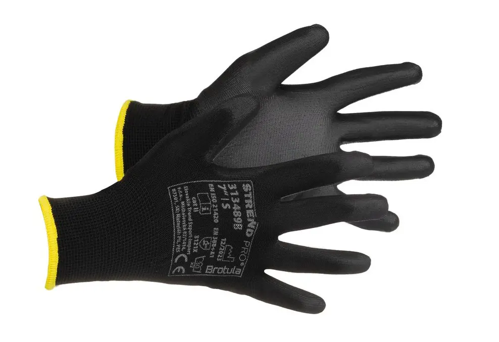 RUKAVICE BROTULA BLACK c.7 -NYLON,POLYU.