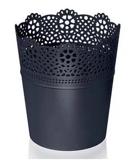 ,OBAL LACE S CIPKOU 18cm -CIERNY