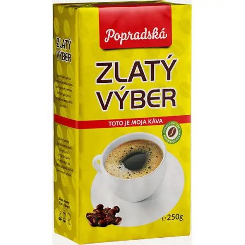 CK KAVA POPRADSKA 250g -ZLATY VYBER
