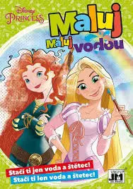 OMALOVANKA A5 -MALUJ VODOU DISNEY PRINCEZNE