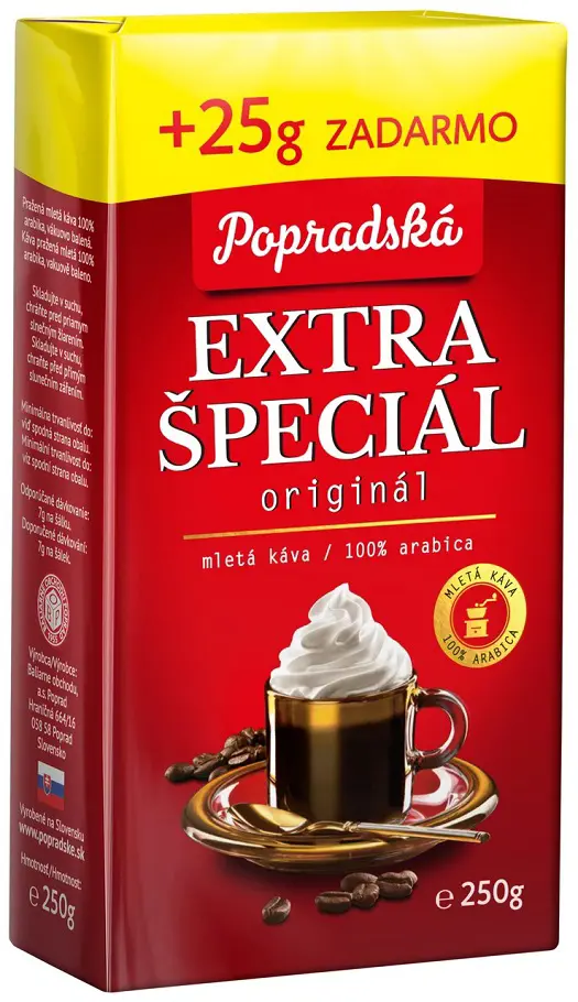 CK KAVA POPRADSKA 275g -EXTRA SPECIA
