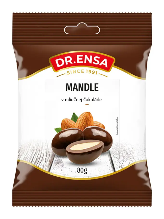 CK MANDLE V MLIECNEJ COKOLADE 150g