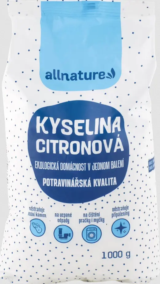 ALLNAT.KYSELINA CITRONOVA 1kg