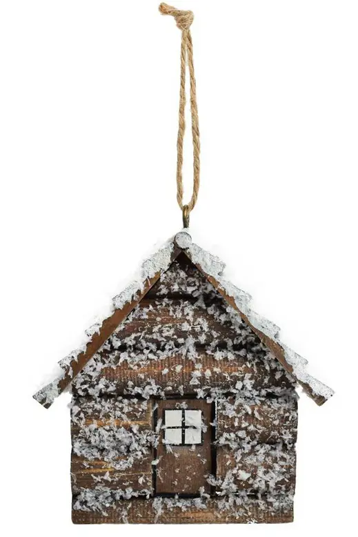 VO -DOMCEK ZAVES HNEDO-BIELY 10cm