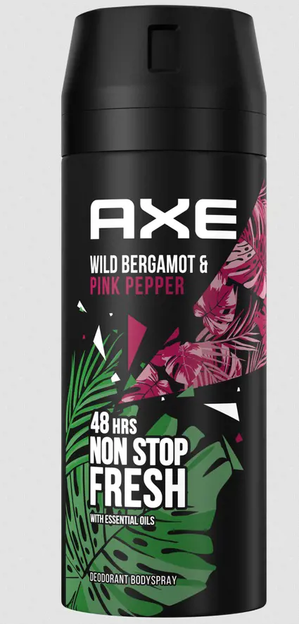 DEO AXE 150ml -WILD BERGAMOT PINK PE