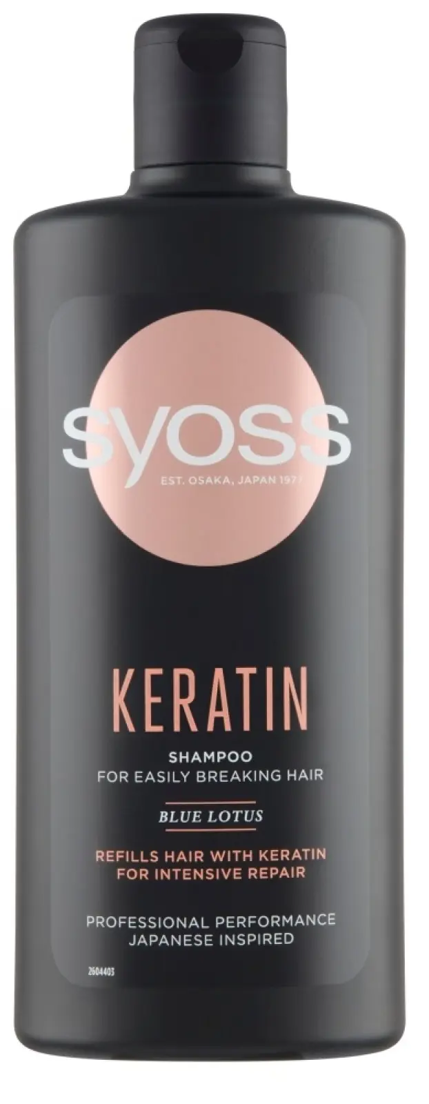 SAMPON SYOSS 440ml -KERATINE BLUE LOTUS