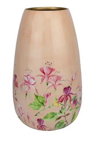 VAZA KOV 30cm POTLAC KVETY MIX