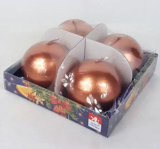 xSVIECKA GULA 6cm 4ks -METAL,MEDENA