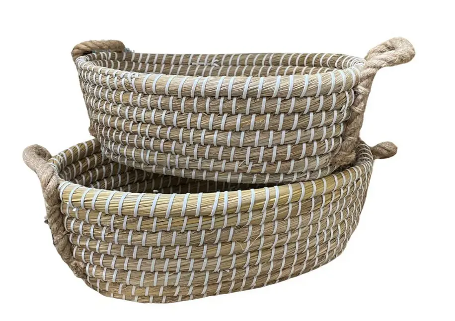 KOSIK OVALNY S PRUHMI 38cm -L