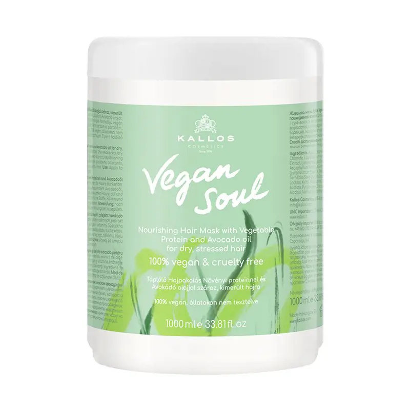 xMASKA NA VLASY KALLOS 1l -VEGAN NOIR