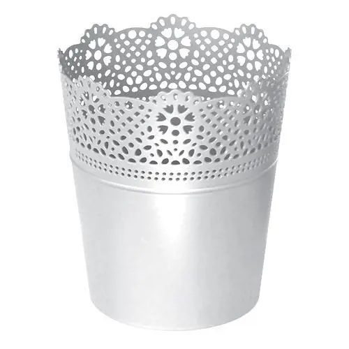 ,OBAL LACE S CIPKOU 18cm -BIELY