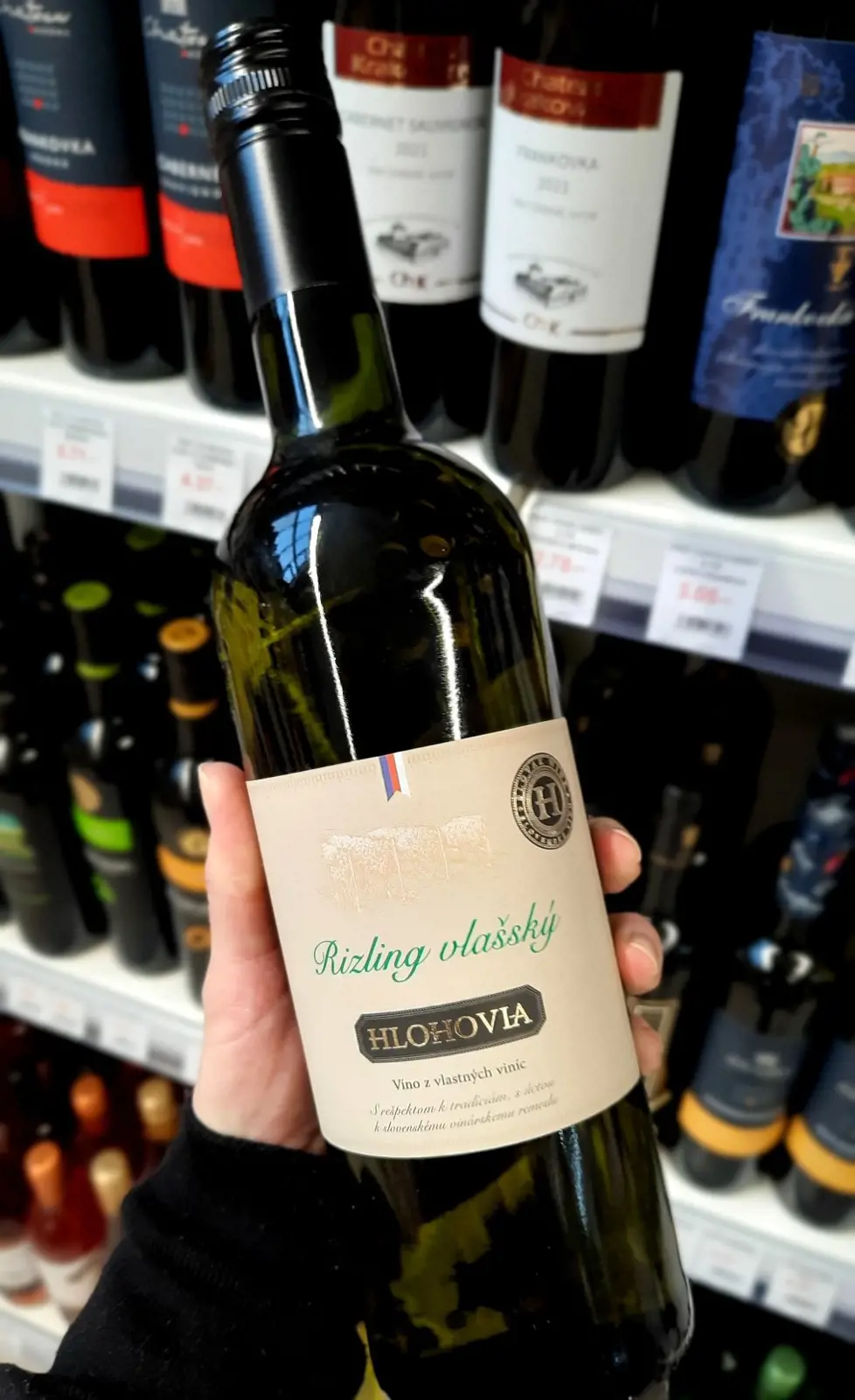 VINO HLOHOVIA 0,75l -RIZLING VL.BI S