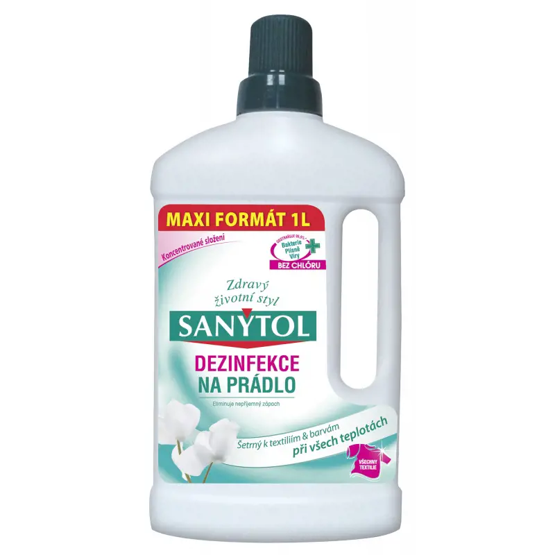 SANYTOL 1,2l -DEZINFEKCIA NA PRADLO