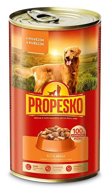 KRMIVO PSY KONZ. -PROP. 1240g -HOV.