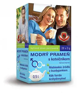 CAJ HERBEX 60g -MODRY PRAMEN S KOTVI
