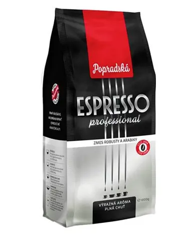 CK KAVA POPRADSKA 1kg -ESPRESSO PROFESIONAL