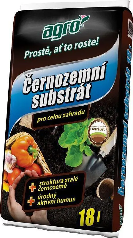 SUBSTRAT CERNOZEMNY NA ZAHRADU 18l