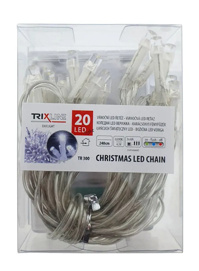 VO -LED OSVETLENIE  20ks 2,4m -BIELA