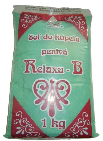 SOL DO KUPELA RELAXA PENIVA 1kg -ZEL.JABLKO