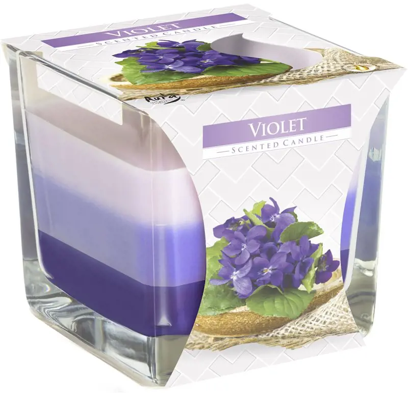 xSVIECKA SCENTED CANDLE 32h. -FIALKA