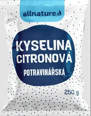 ALLNAT.KYSELINA CITRONOVA 250g
