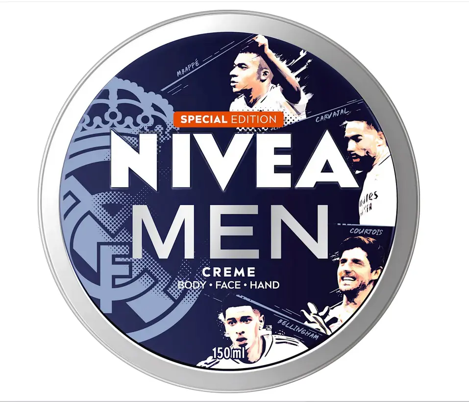 KREM NIVEA 150ml -MEN REAL MADRID