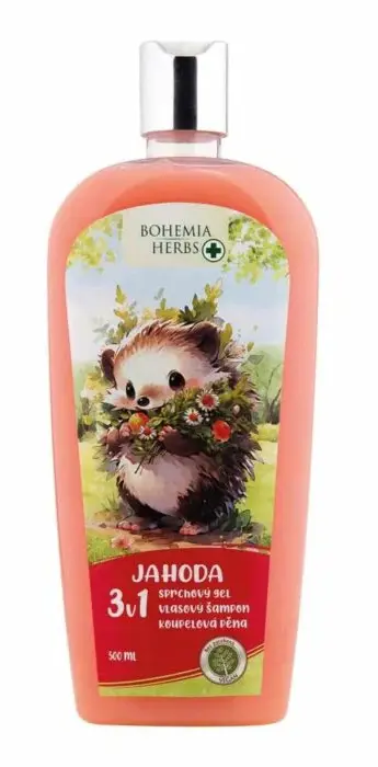 SG BOHEMIA HERBS 500ml -KIDS 3v1 JAHODA