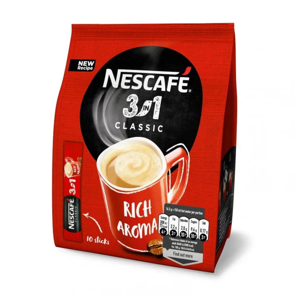 CK KAVA NESCAFE 10x16,5g 3v1 -CLASSI