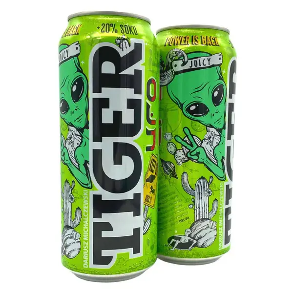 CK ENERG.NAPOJ TIGER 0,5l -UFO CACTUS Z
