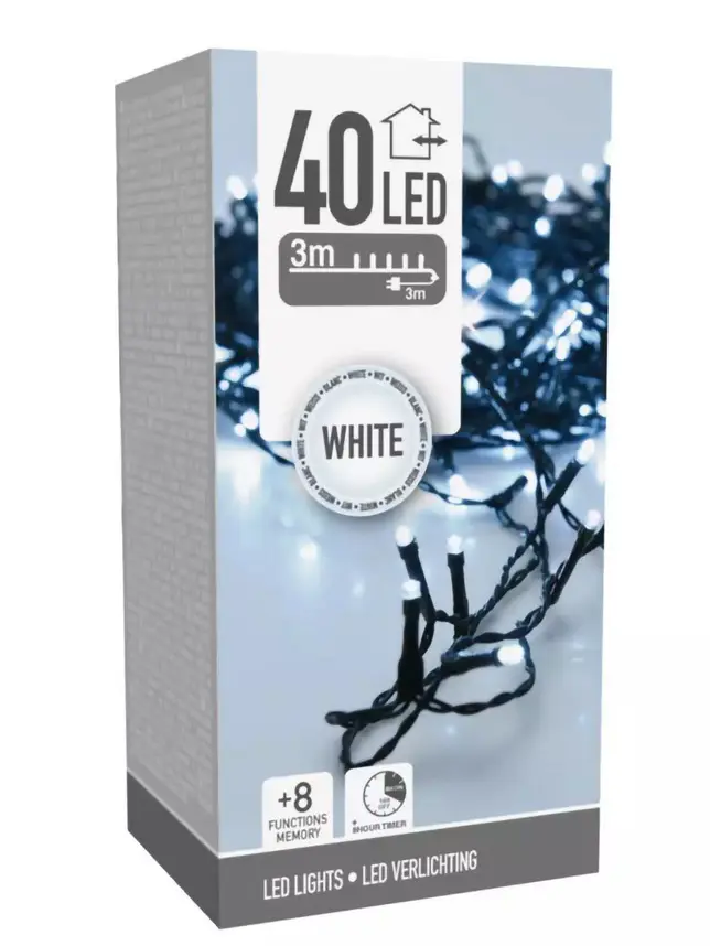 VO -LED OSVETLENIE  40ks -BIELA+CASOVAC