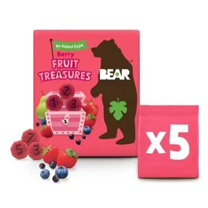 xCK OVOCNE KUSKY BEAR 5x20g -JAHODA + CUCORIEDKA