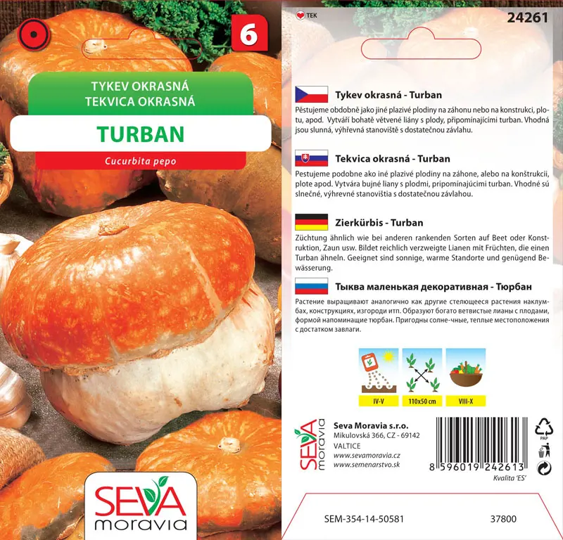 .TEKVICA OKRASNA -TURBAN 10s