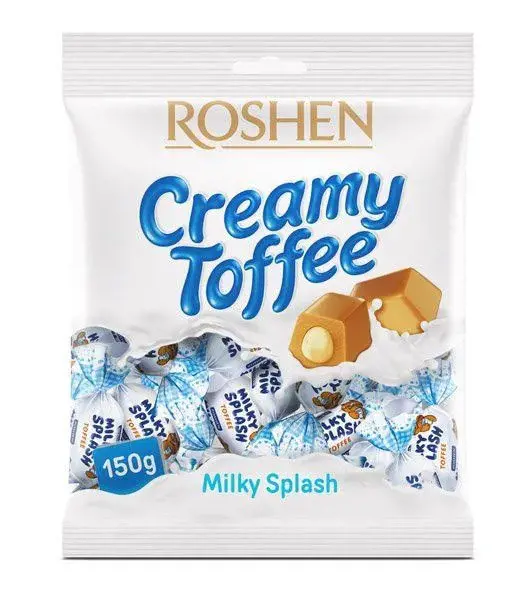 CK CUKRIKY MILKY SPLASH 150g -TOFFEE