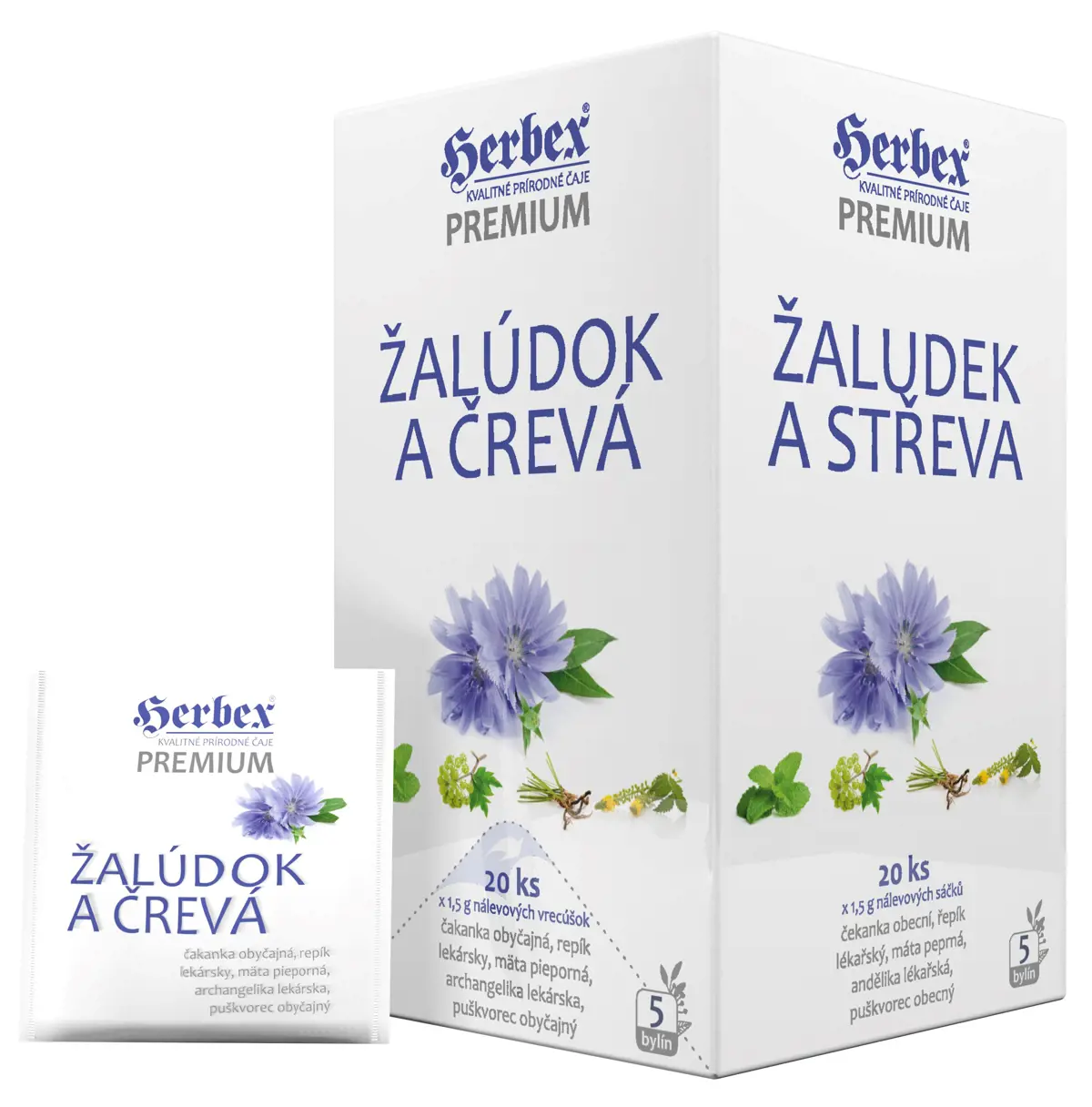 CAJ HERBEX 30g -ZALUDOK A CREVA