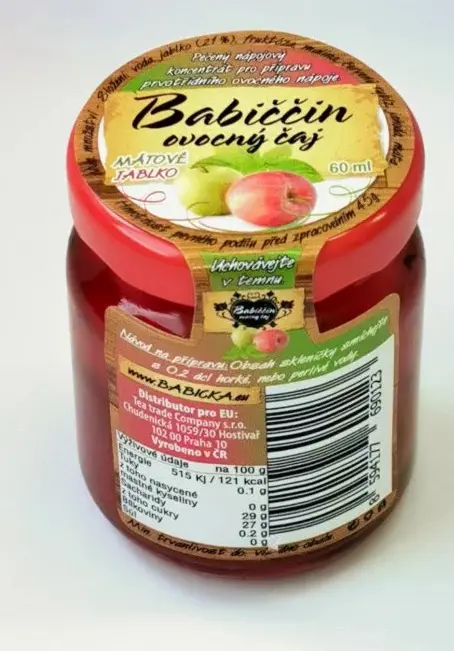 xCAJ PECENY BABICKIN 60ml -JABLKO MATA