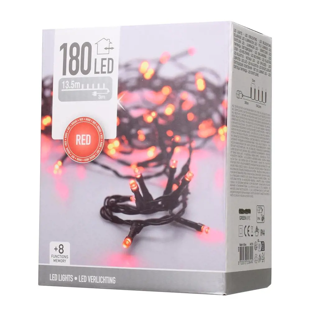 VO -LED OSVETLENIE 180ks -CERVENE