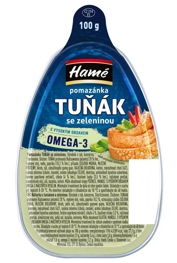 CK PAST. 100g -TUNIAK ZELENINA HAME