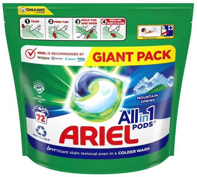 xPR.ARIEL GEL.TABL. 72ks/72PD -MOUNTA