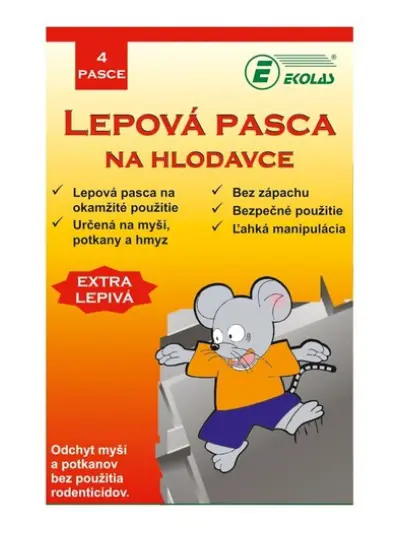 -LEPOVA PASCA NA HLODAVCE 4ks -EKOLAS