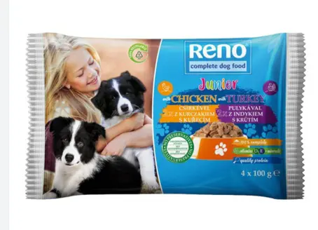 KRMIVO PSY KAPSI. RENO 4x100g -KUR/MORK