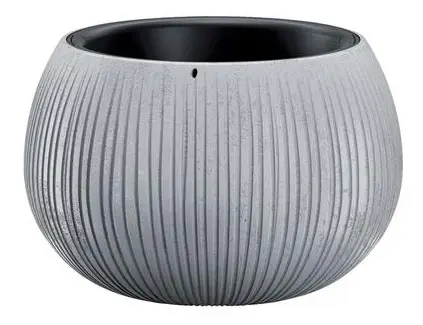 ,KVETINAC BOWL BETON+VKLAD 29cm -SEDA