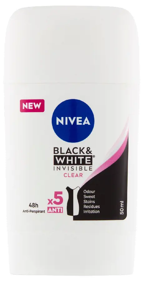 DEO NIVEA STICK 50ml -W.B&W CLEAR