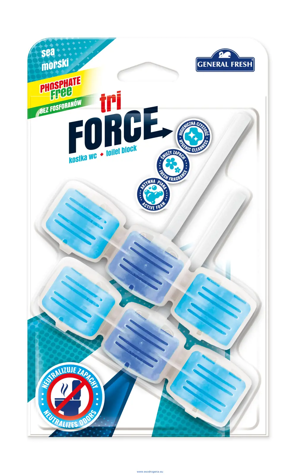 xWC KOCKA GF TRI FORCE 2x45g -SEA